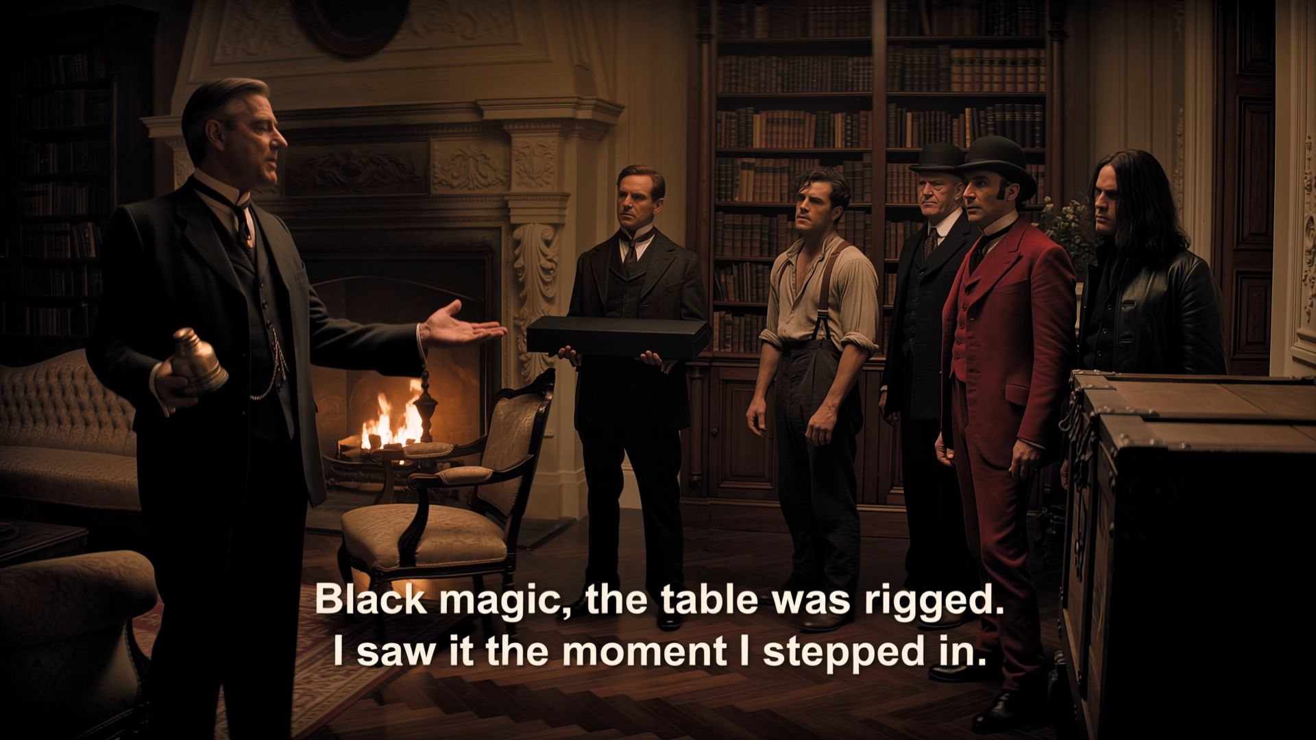 Kling 4.0 Mystery in an ornate room reference video preview