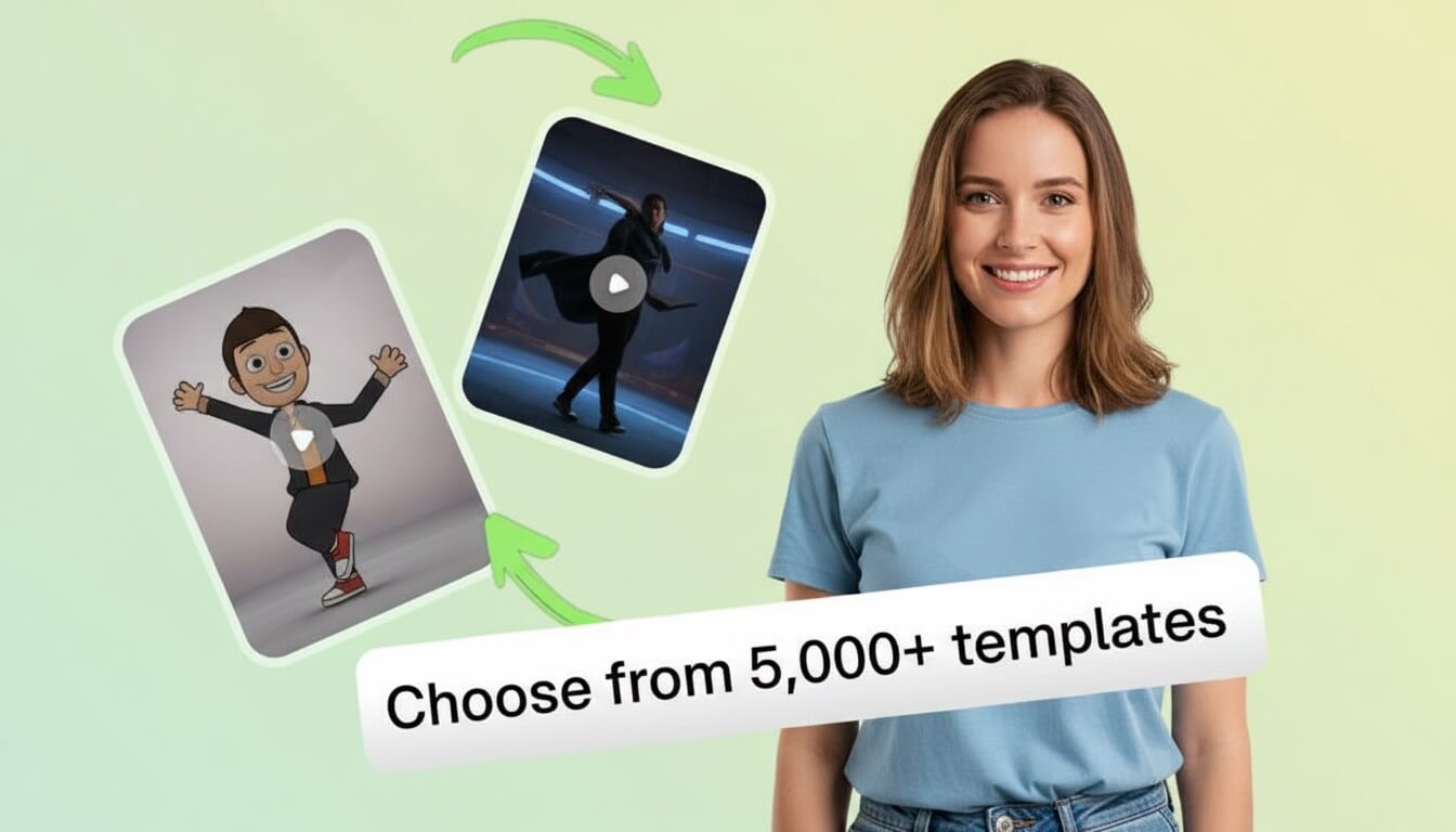 Free AI Dance Video Generator with 5,000+ Viral Templates