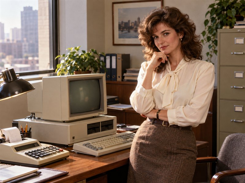 Retro office technologist